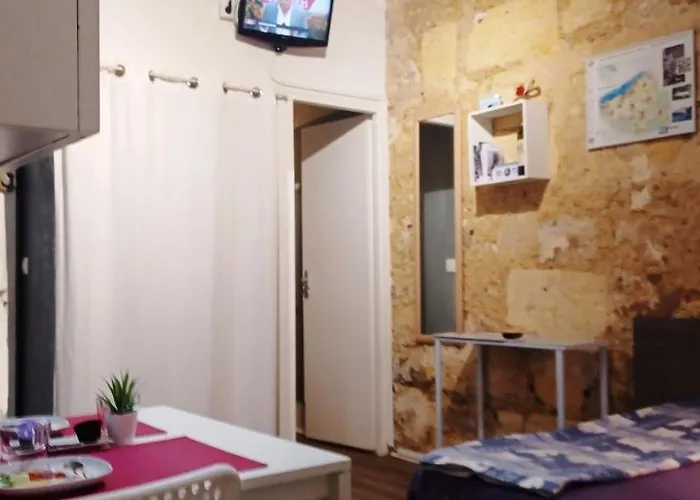 Studio Coeur De Terrasse Wifi Gratuit Μπορντό